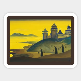 Nicholas Roerich's Painting And We Are Trying Sticker